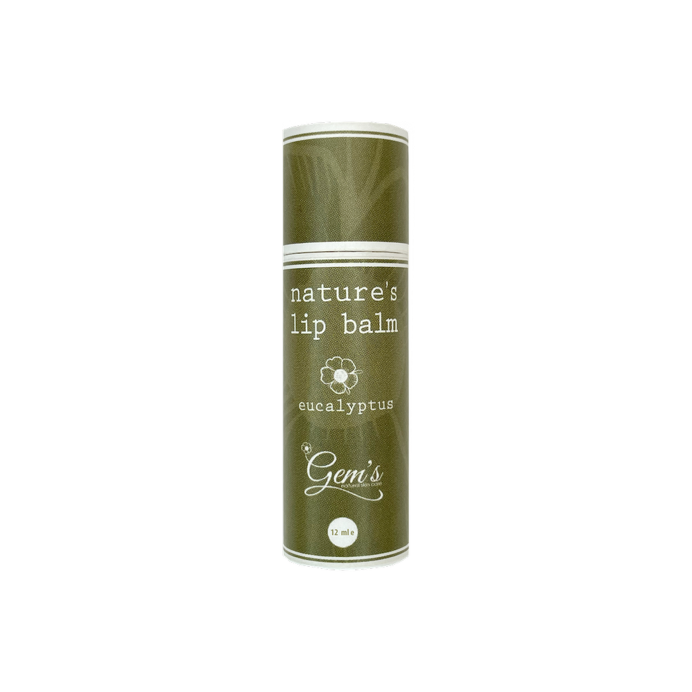 Nature's Lip Balm - Eucalyptus — Gem's Natural Skin Care